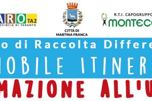 Agro di Martina Franca. Variazione postazioni di raccolta differenziata tramite EcoMobile itinerante