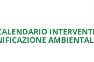 CALENDARIO SANIFICAZIONE AMBIENTALE 2025 CORIGLIANO D'OTRANTO